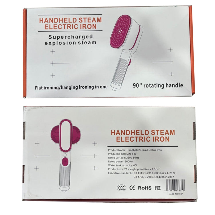 1000W 60ml Water Tank Handheld Garment Steamer with Rotatable Ironing Panel 110V US Plug by bashfashion