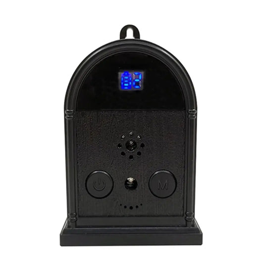 Outdoor Digital Display Adjustable Ultrasonic Bark Stopper Portable Pet Trainer by bashfashion