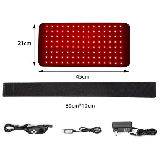 120 LEDs Red Light + Infrared Light Therapy Belt For Back Shoulder Waist Pain Relief UK Plug by bashfashion