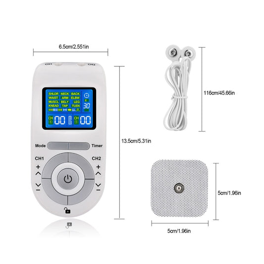 12 Modes TENS Machine Low Frequency Pulse Physiotherapy Device for Pain Relief HH-8812 by bashfashion