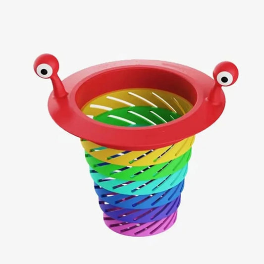 Retractable Rainbow Monster Universal Floor Drain Kitchen Sink Strainer(110x118mm) by bashfashion