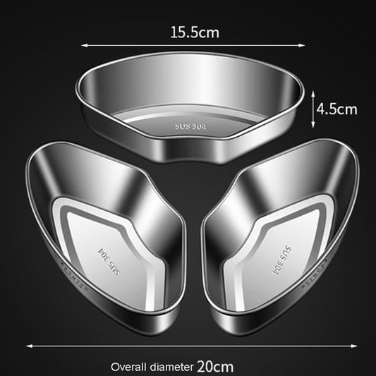 Kacheeg Stainless Steel Fan-Shaped Steamer Tray Household Childrens Supplementary Food Steampak, Specification: Large Steamed Box+PP Cover by Kacheeg