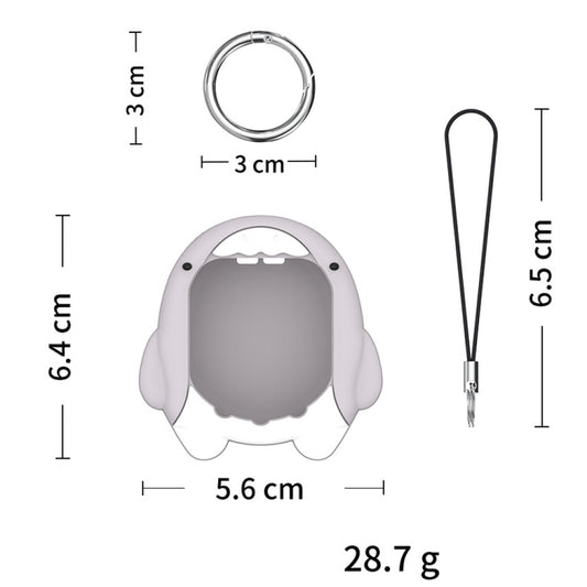 For Tamagotchi Uni (2023) Cartoon Shark Electronic Pet Game Console Silicone Protective Cover(C601) by bashfashion