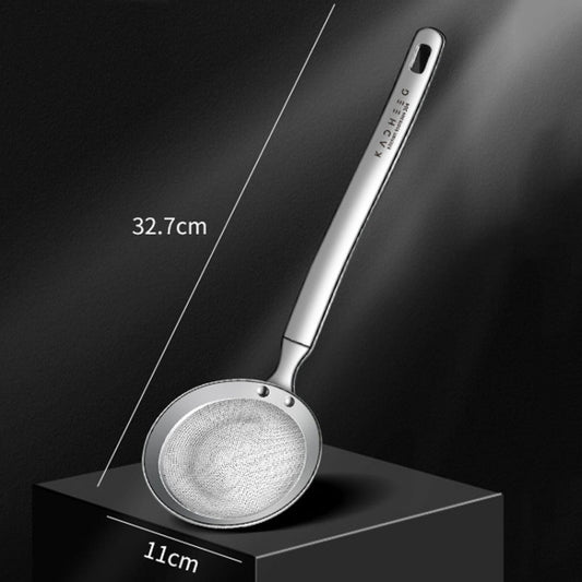 Kacheeg 304 Stainless Steel Soymilk Spoon Kitchen Oil Filter Ladle, Size: 11 x 32.7cm by Kacheeg