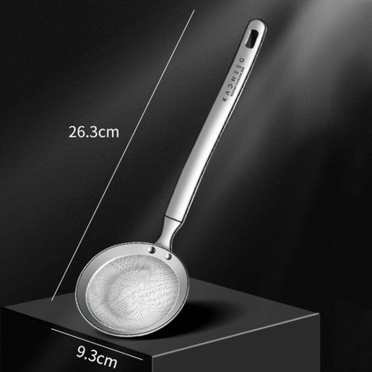 Kacheeg 304 Stainless Steel Soymilk Spoon Kitchen Oil Filter Ladle, Size: 9.3 x 26.3cm by Kacheeg