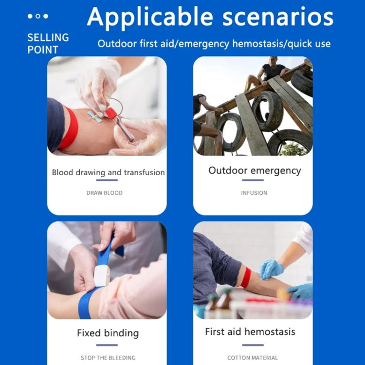 2.5x40cm Quick Detachable Emergency Buckle Tourniquet Outdoor Survival Camping Equipment(White) by bashfashion