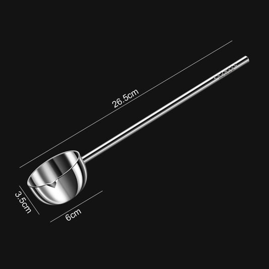 Kacheeg Stainless Steel Hot Oil Skillet Kitchen Small Oil Pouring Spoon, Style: Glossy by Kacheeg