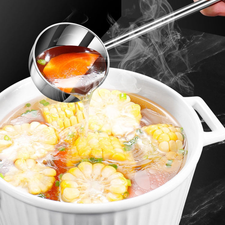 Kacheeg Stainless Steel Hot Oil Skillet Kitchen Small Oil Pouring Spoon, Style: Glossy by Kacheeg