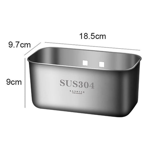 Kacheeg Food Residue Filtering And Drainage Rack For Tanks Sink Storage Trash Shelf, Style: Rectangular Silver by Kacheeg