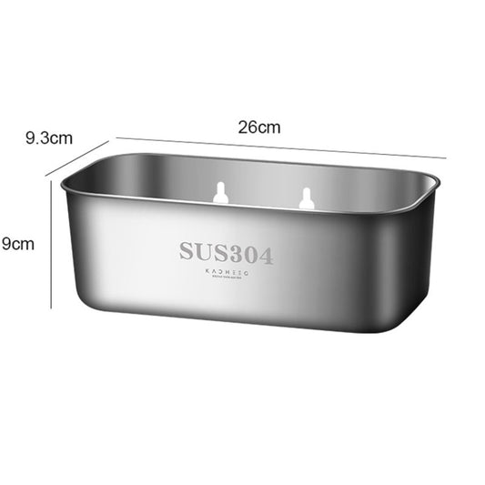 Kacheeg Food Residue Filtering And Drainage Rack For Tanks Sink Storage Trash Shelf, Style: Extended Silver by Kacheeg