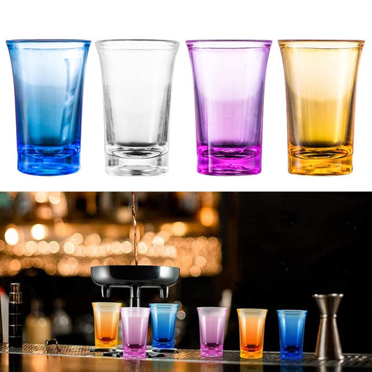 35ml Bar Party Acrylic Colorful Cup Mini Liquor Glass, Color: Blue by bashfashion