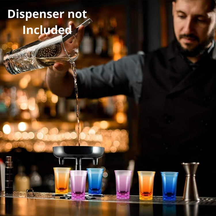 35ml Bar Party Acrylic Colorful Cup Mini Liquor Glass, Color: Yellow by bashfashion