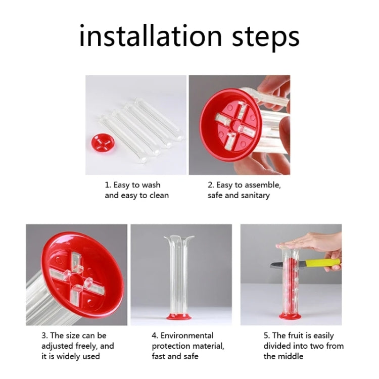 Grape Strawberry Slicer Tomato Cherries Cutter Knife Fruit Salad Making Tool by bashfashion