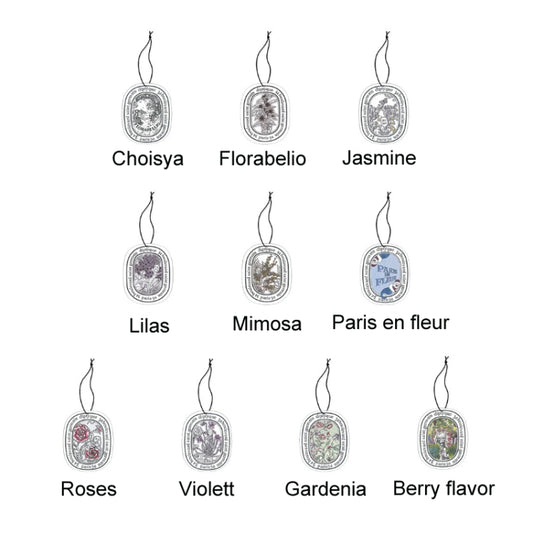 Diptyque Car Solid Fragrance Tablets Aromatherapy Cards(Random Scent Pattern Delivery) by Diptyque