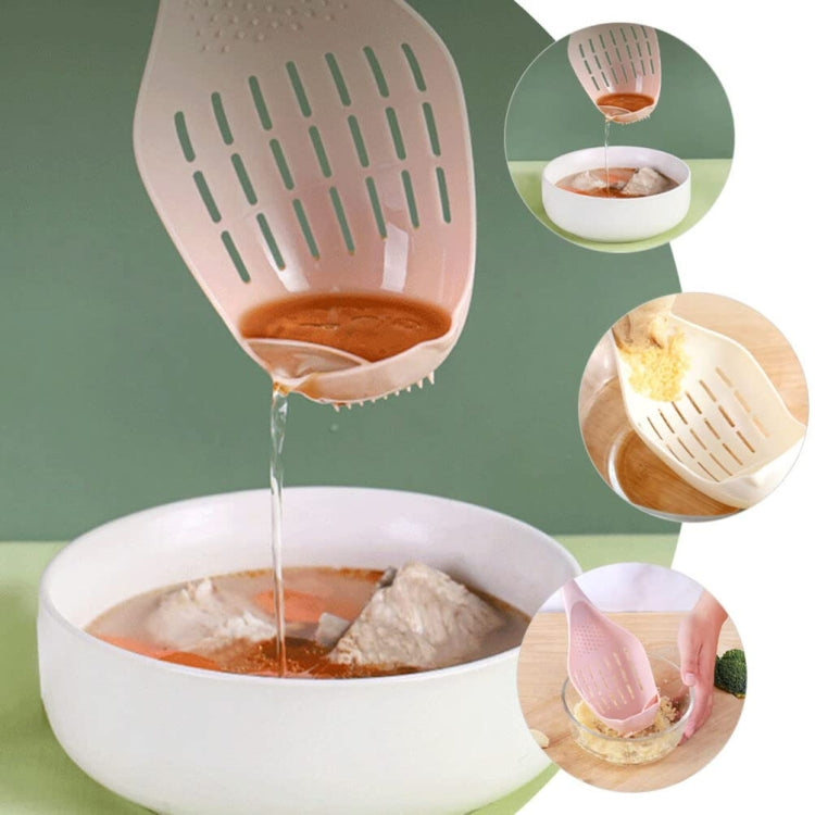 Multifunctional Garlic Press Filter Slotted Spoon Baby Food Grinding Tools(White Gray) by bashfashion