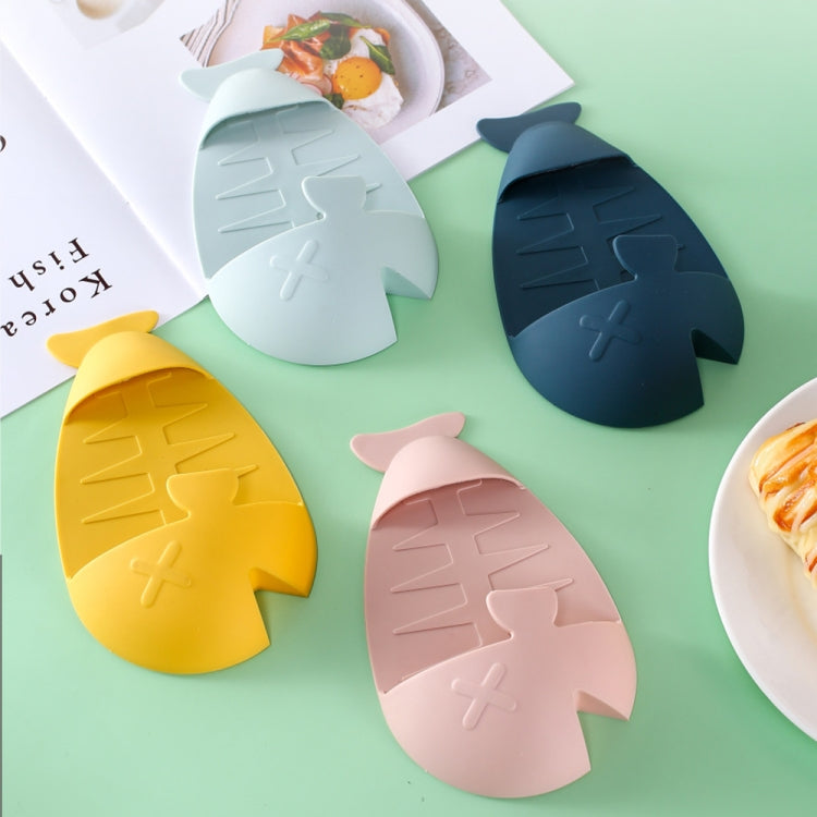 Cartoon Kitchen Thickened Heat-proof Anti-scald Gloves Oven and Microwave Oven Heat Insulation Glove(Light Blue) by bashfashion