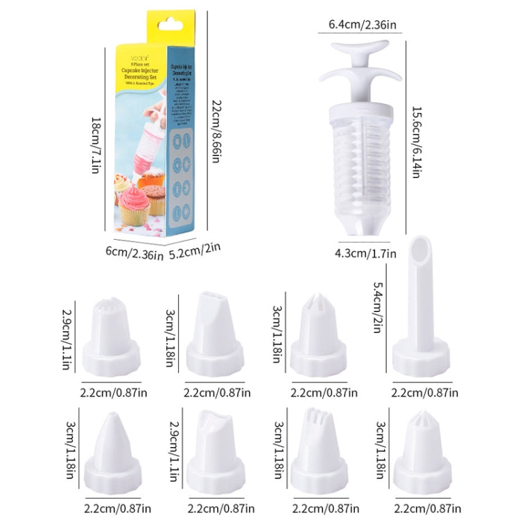 8 In 1 Home Cookie Maker Multifunctional Framer Baking Set by bashfashion