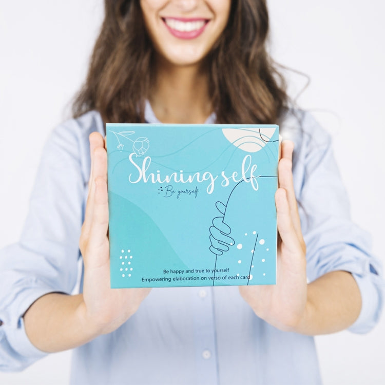 50 Sheets Women Inspirational Cards Affirming Positive English Encouragement Greeting Card Set(KP003) by bashfashion