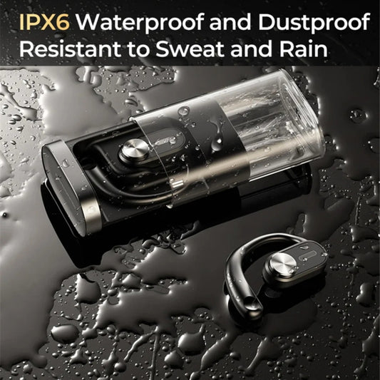 REMAX OpenBuds P3 Metal Open-Ear OWS Wireless Bluetooth Earphone(Black) by REMAX