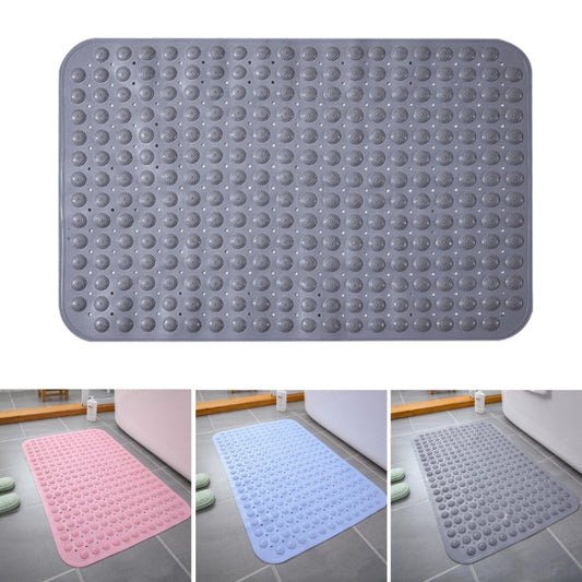 PVC Bathroom Non-slip Mat Thickened Massage Water-proof Foot Mat, Size: 36x68cm(Dark Sky Gray) by bashfashion