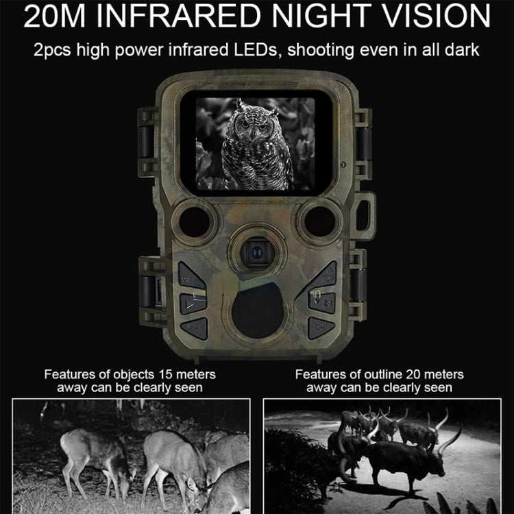 H5812 4K HD Outdoor Night Vision Monitor Animal Infrared Induction Hunting Camera(Camouflage) by bashfashion