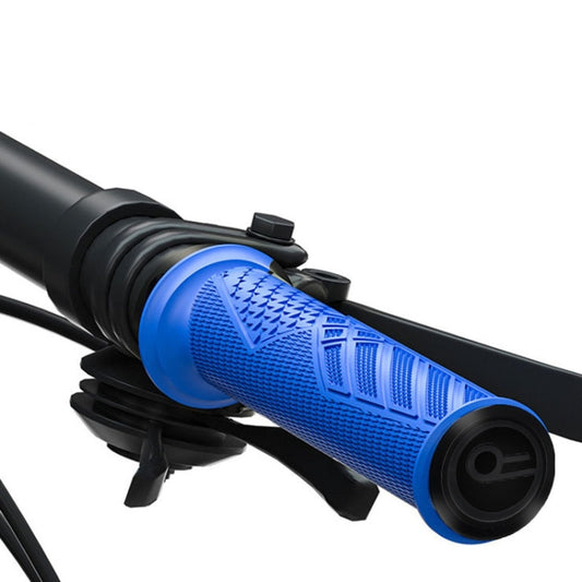 ENLEE 1pair Silicone Bicycle Covers Lockable Cycling Grips With Handlebar Blocking(Green) by ENLEE