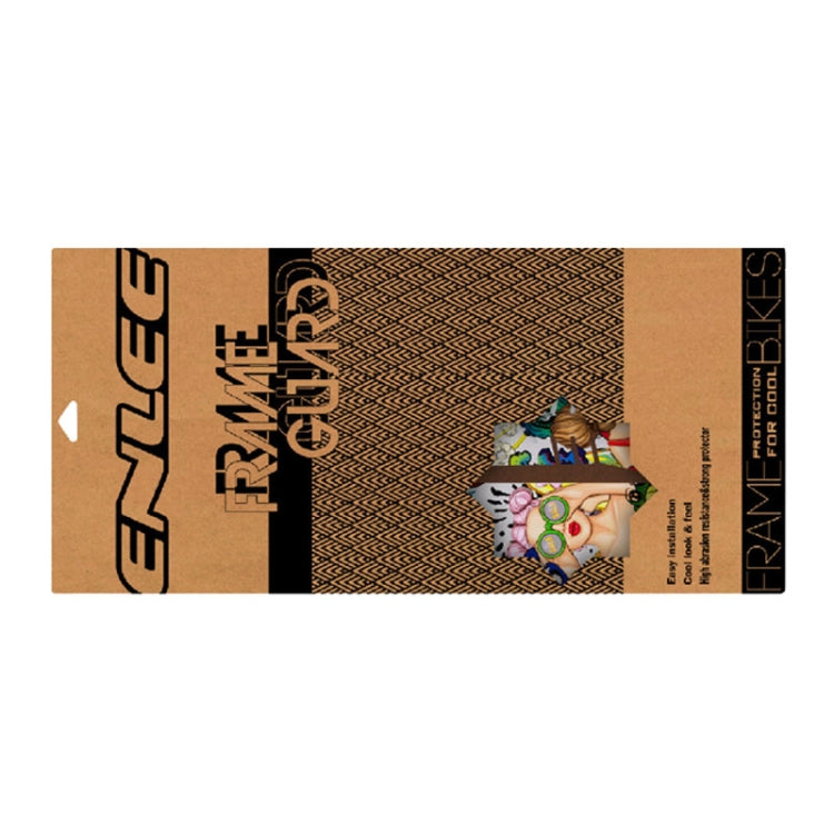 ENLEE E14611 10pcs /Set Bicycle TPU Invisible Film Road Bike Body Jersey Color Changing Membrane, Model: Sunset by ENLEE