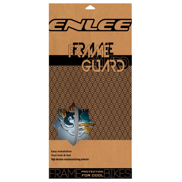 ENLEE E-2210 10pcs /Set Bicycle Jersey Stickers Mountain Bike Frame Protection Adhesive Tape, Model: Graffiti by ENLEE