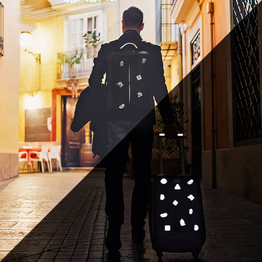 ENLEE EN-6541 35pcs /Set Electrical Motorcycle Graffiti Reflective Stickers Bicycle Decorative Warning Strips by ENLEE