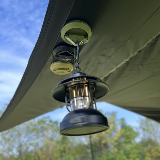 COOL CAMP CF-A208 Outdoor Open Camp Magnetic Hook Tent Skywalf Capital Camping Fixed Car Camp Light Hanging(Army Green) by COOL CAMP