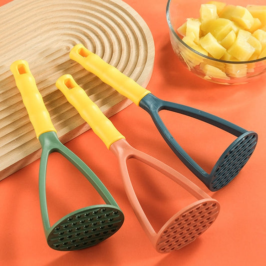 Household Potato Masher Baby Supplementary Food Tools Potato Presser(Green) by bashfashion