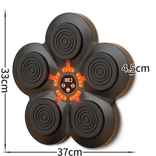 LED Light Smart Bluetooth Music Boxing Machine Home Punch-free Wall-mounted Electronic Boxer with Adult Gloves by bashfashion