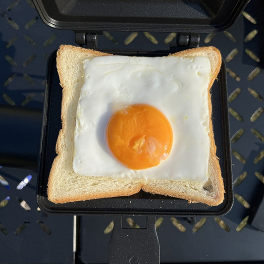 COOL CAMP CF-807 Outdoor Camping Folding Portable Sandwich Nonstick Grill Pan Toast Double Sided Skillet(Black) by COOL CAMP