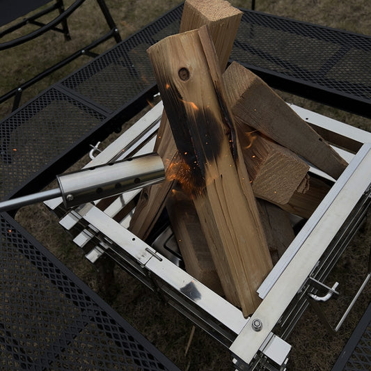 COOL CAMP CF-77773 Outdoor Camping Flamethrower Portable Wooden Handle BBQ Igniter(Lengthen) by COOL CAMP