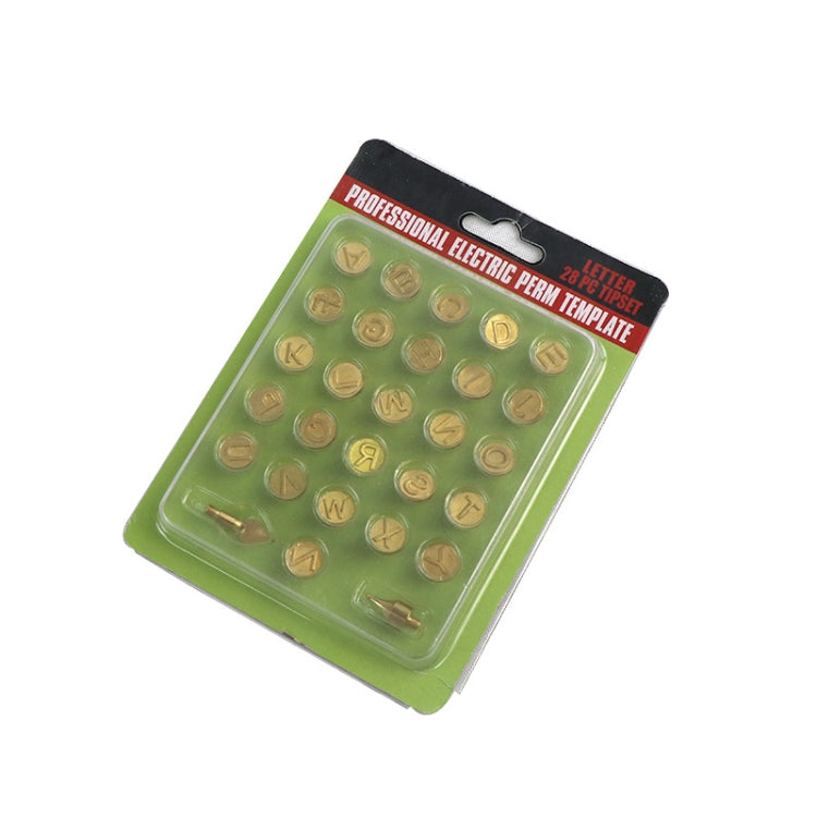 28 In 1 Wood Burning Solder Tips Uppercase Alphabet Chiseled Tips Blades Pyrography Tool by bashfashion