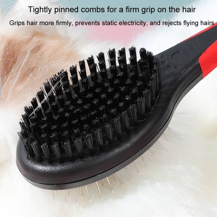 Small Pet Double Sided Comb With Protective Points Cat Dog Clean Grooming Comb by bashfashion