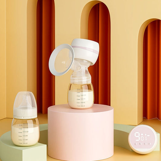 MZ-003 LED Digital Display Smart Adjustable Fully Automatic Massage Painless Silent Breast Pump(Blue) by bashfashion