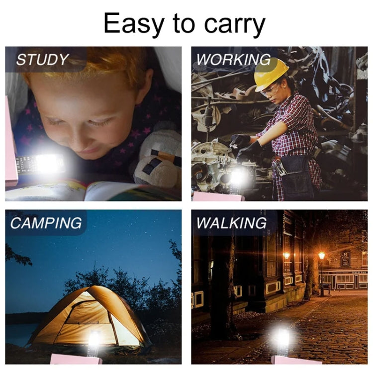 6LED Tactile Dimmable Emergency Lights USB Light Piece Mobile Power Supply Lantern(White Light) by bashfashion