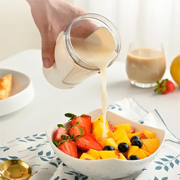 Multifunctional Fully Automatic Mixing Cup USB Charging Temperature-resistant Leak-proof Coffee Cup(Black) by bashfashion