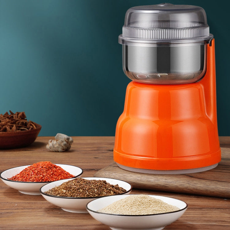 Household Coffee Grain Grinding Machine Crusher Grinder, Spec: UK Plug(Orange) by bashfashion