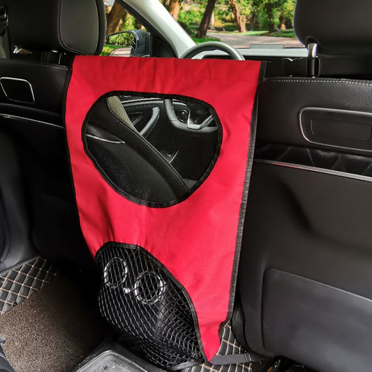 Car Rear Pet And Kids Deterrent Barrier Automobile Seat Storage Bags(Black) by bashfashion