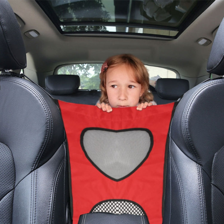 Car Rear Pet And Kids Deterrent Barrier Automobile Seat Storage Bags(Black) by bashfashion