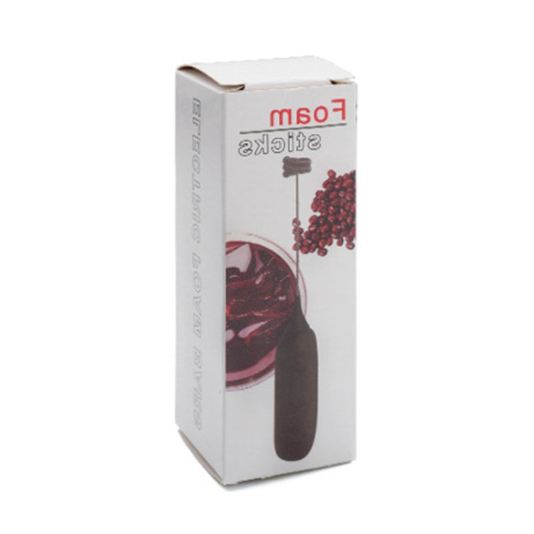 Cordless Handheld Milk And Coffee Frother Household Small Baking Mixing Tool(Black) by bashfashion