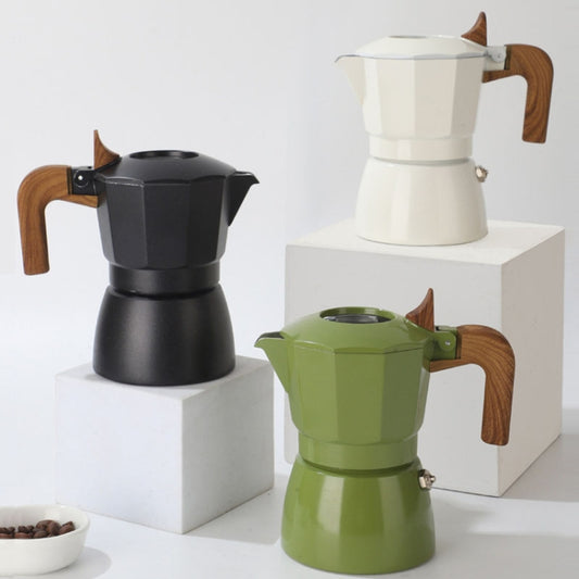 100ml Dual Valve Mocha Pot Espresso Machine Outdoor Coffee Brewing Pot Extraction Tool(Green) by bashfashion