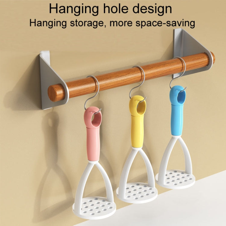 3pcs Kitchen Manual Potato Masher Baby Supplement Food Mashing Tool(Yellow) by bashfashion