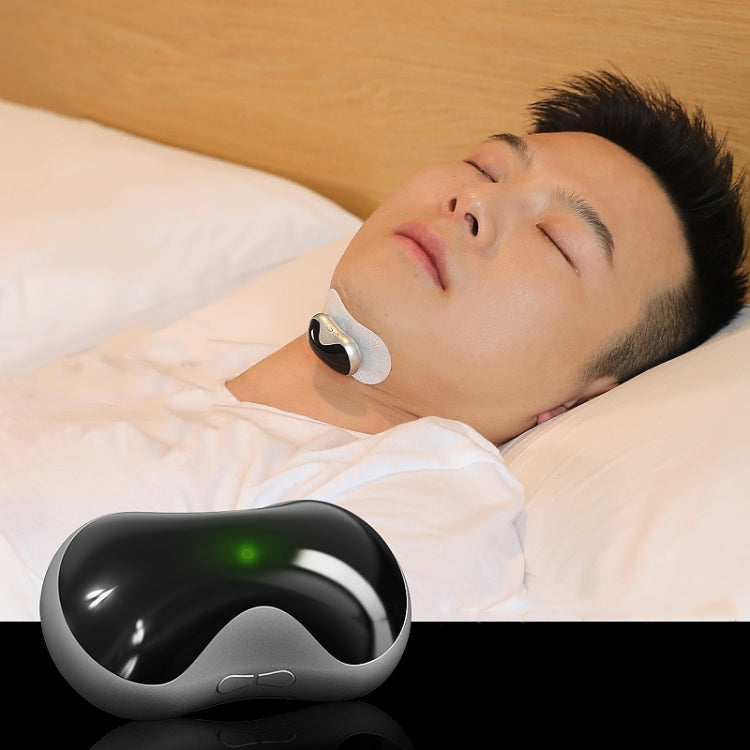 QC1003 TENS+EMA Mini Smart Magnetic Charging Anti-snoring Device(Grey) by bashfashion