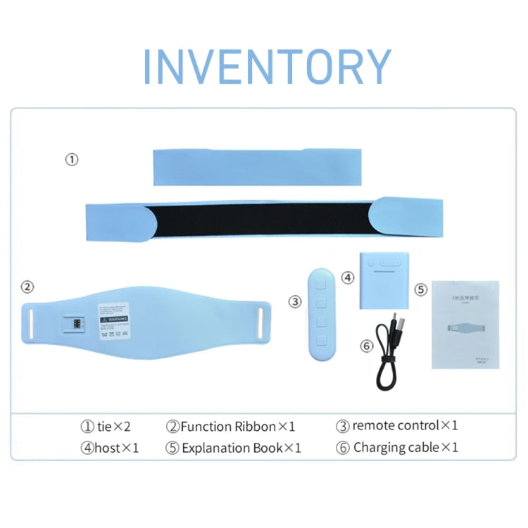 EMS Abdominal Fitness Device Slimming Waist Period Pain Relieve Massager(Lake Blue) by bashfashion