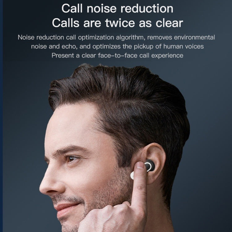 Color Screen Touch ANC Active Noise Reduction LCD Wireless Bluetooth Earphones(Champagne Gold) by bashfashion