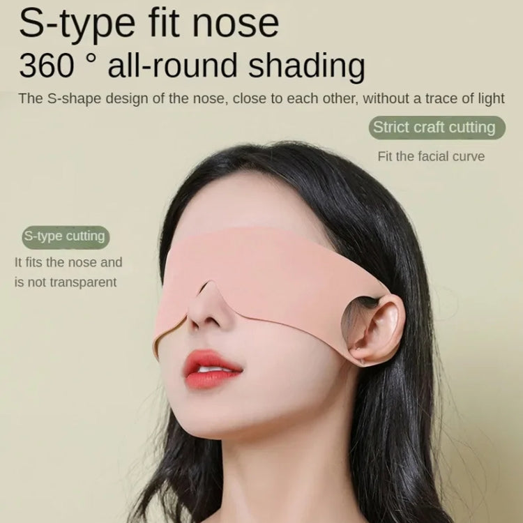 Strong Blackout Soft Relieve Fatigue Eye Protection Skin-Friendly Breathable Elasticity Washable Eye Mask, Size: L(Pink) by bashfashion