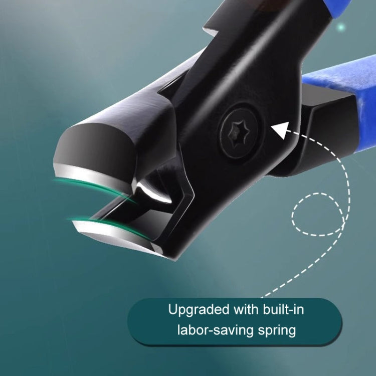 Large Opening For Thick And Hard Nail Clippers Anti-Splash Nail Scissors(Green) by bashfashion